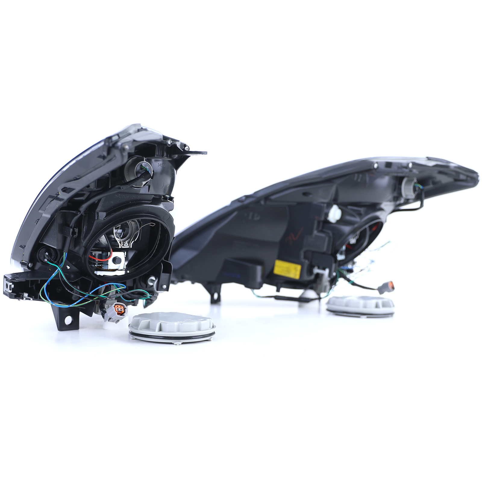 Koplampen - voor Nissan 350Z Z33 Coupé / Roadster 2002-2009 - gerookt zwart