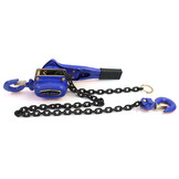 Takel - kettingtakel - 360x120x155 mm - blauw - hefhoogte 1,5 m