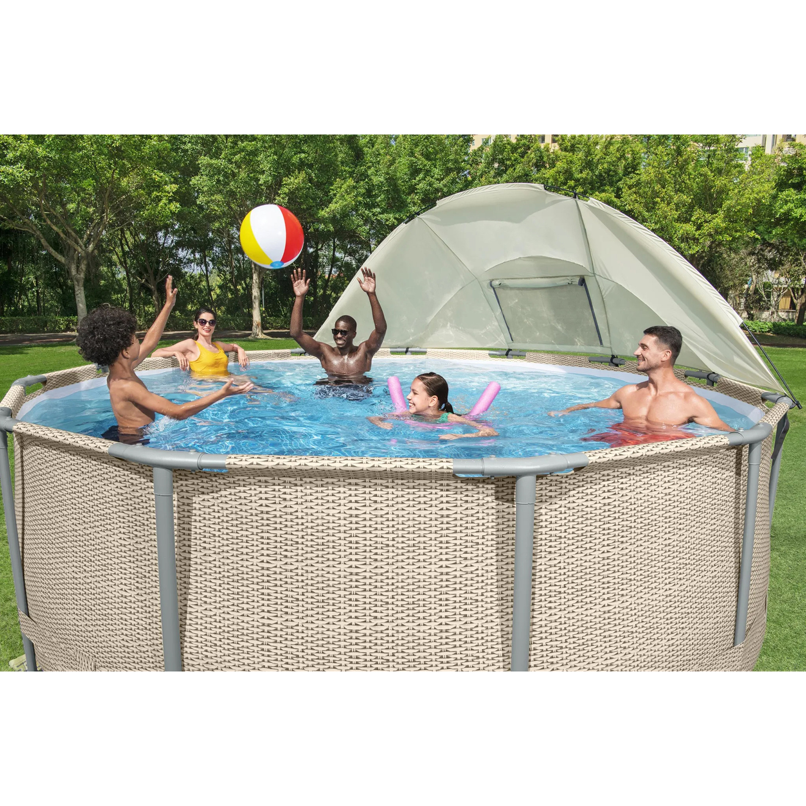 Bestway FlowClear - zwembadluifel - zonnescherm - 305-549 cm