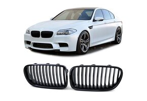 BMW grill - voor BMW 5er F10 F11 2010-17 / Sedan / Touring - glanzend zwart
