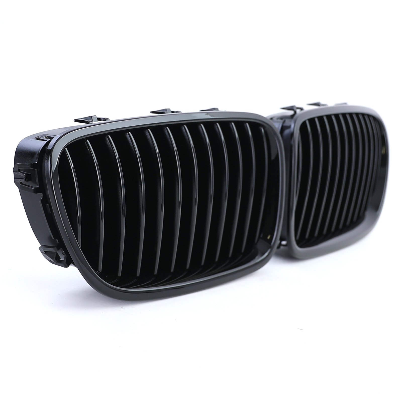 BMW grill - voor BMW 5er F10 F11 2010-17 / Sedan / Touring - glanzend zwart
