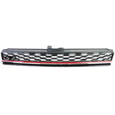 Grill auto geschikt voor VW Golf 7 5G1 / BA5 / Sedan / Variant / Facelift 2012-16 - glanzend zwart