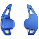 Schakelpeddels geschikt voor BMW 5-serie F10 Sedan F11 Touring F07 GT / 6-serie F06 Gran Coupe F12 Coupé F13 Cabrio / 7-serie F01 - blauw