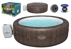 Opblaasbaar bubbelbad 216x71 cm - 5-7 personen - 1190 liter