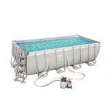Bestway Power Steel - opzetzwembad - 488x244x122 cm - compleet