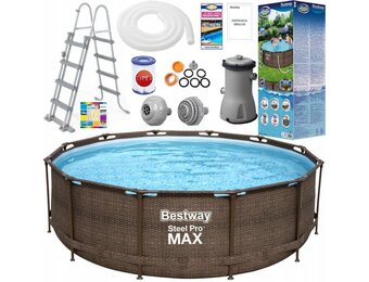 Bestway Steel Pro Max - opzetzwembad - 366x100cm - complete set