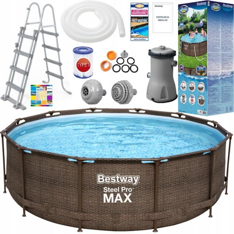 Bestway Steel Pro Max - opzetzwembad - 366x100cm - complete set