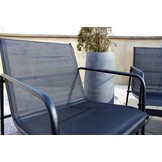 Tuinset - 4 personen - 4 delig - zwart