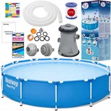 Bestway Steel Pro - opzetzwembad - 366x76 cm - 6.473L - met pomp