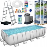 Bestway Power Steel - opzetzwembad - 640x274x132 cm - compleet
