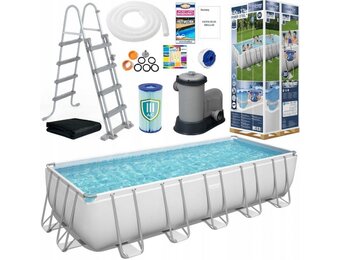 Bestway Power Steel - opzetzwembad - 640x274x132 cm - compleet