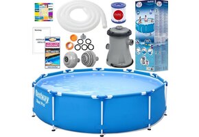 Bestway Steel Pro - opzetzwembad - 305x76 cm - complete set