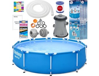 Bestway Steel Pro - opzetzwembad - 305x76 cm - complete set