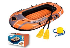 Bestway Kondor 2000 - opblaasboot - 2 personen - met voetpomp