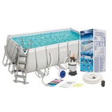 Bestway Power Steel - opzetzwembad - 412x201x122 cm - compleet