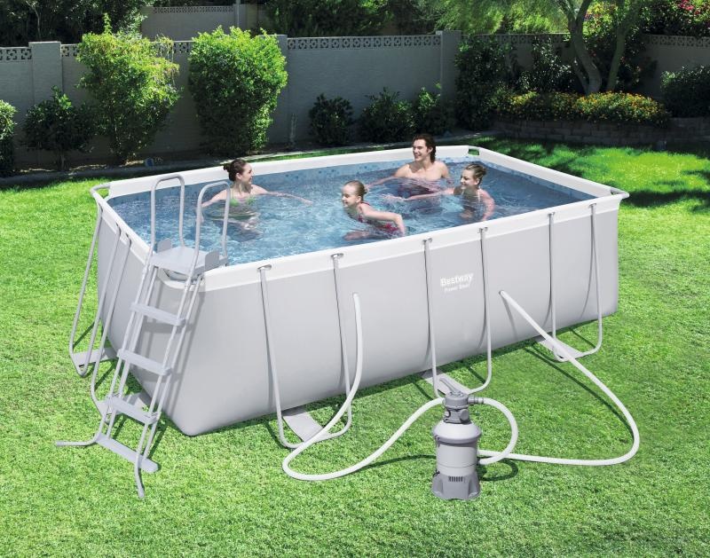 Viking Choice Bestway Power Steel opzetzwembad 412x201x122 cm