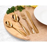 Bestekset - goud bestek - 6 personen - 24-delig