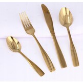Bestekset - goud bestek - 6 personen - 24-delig