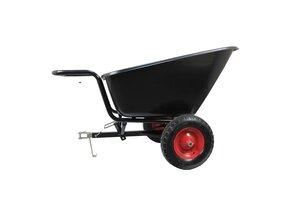 Kruiwagen - met kiepfunctie - 145x87x50cm - tot 400 kg - zwart