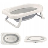 Baby badje - opvouwbaar - 45,5x80x24cm - 33 liter - grijs wit