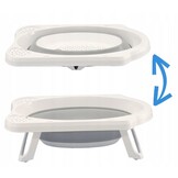 Baby badje - opvouwbaar - 45,5x80x24cm - 33 liter - grijs wit