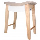 Krukje - hout - 38x28x47 cm - beige