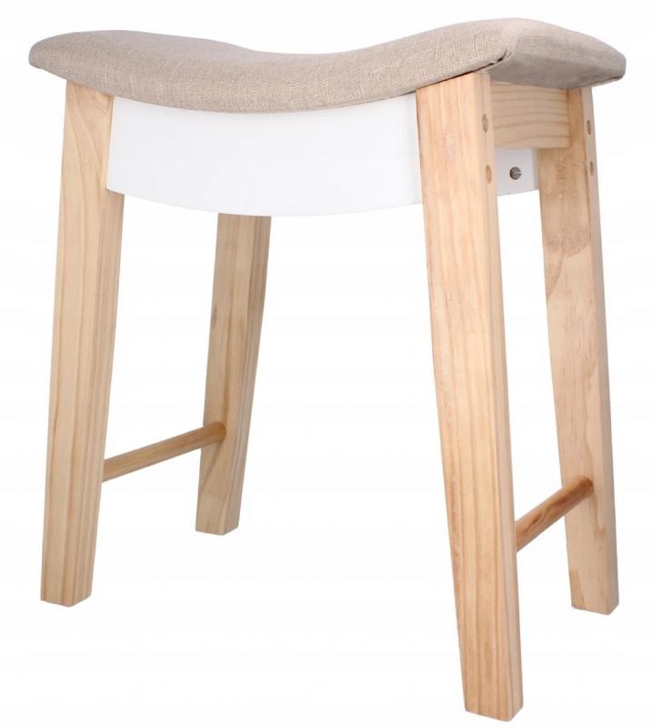 Krukje - hout - 38x28x47 cm - beige