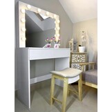 Krukje - hout - 38x28x47 cm - beige