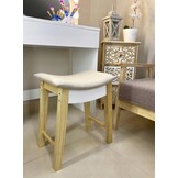 Krukje - hout - 38x28x47 cm - beige