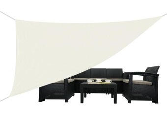 Schaduwdoek - driehoek - 500x500x500 cm