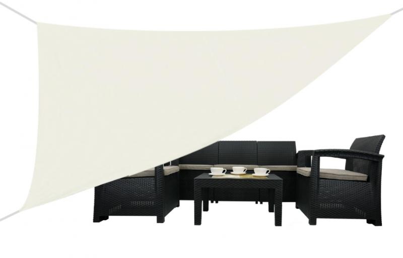 Schaduwdoek - driehoek - 500x500x500 cm