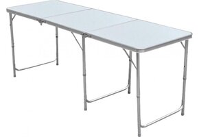 Klaptafel - campingtafel - 180x60x70 cm - wit