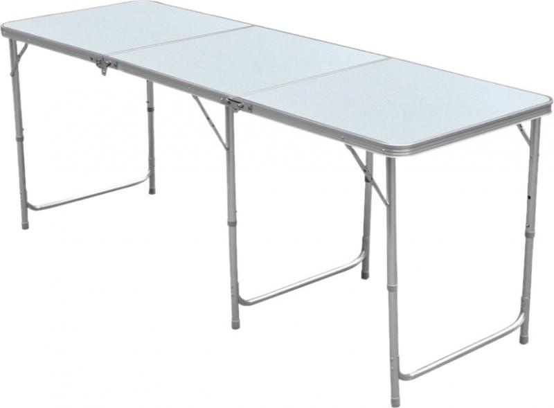 Klaptafel - campingtafel - 180x60x70 cm - wit