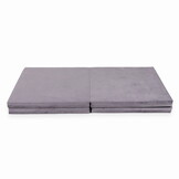 Opvouwbare gymmat - sportmat - 120x120 cm - lila - vierkant