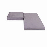Opvouwbare gymmat - sportmat - 120x120 cm - lila - vierkant