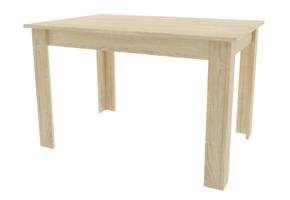 Eettafel - eetkamertafel - 120x80x75 cm - sonoma eiken