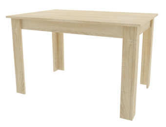 Eettafel - eetkamertafel - 120x80x75 cm - sonoma eiken
