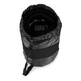 Spijkermat - shakti mat - met kussen - 124x50 cm - zwart wit