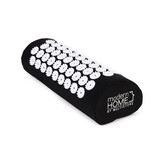 Spijkermat - shakti mat - met kussen - 124x50 cm - zwart wit