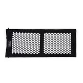 Spijkermat - shakti mat - met kussen - 124x50 cm - zwart wit