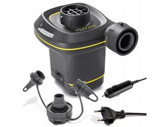 Elektrische luchtpomp - supersnel op 12V - 480 l/min - zwart