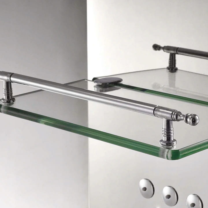 Douchepaneel - met planchet, regendouche & hydromassage - 150cm