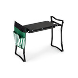 Kniebank - 60,5x49x31,5 cm - 2-in-1 - Grijs