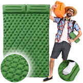 Slaapmat - 2 persoons - lichtgewicht - 195x120x7cm - groen