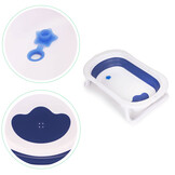 Babybadje - 81x49,5x22 cm - opvouwbaar - blauw