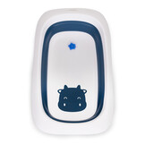 Babybadje - 81x49,5x22 cm - opvouwbaar - donkerblauw