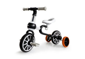 Loopfiets - 69x37x50cm - 4 rijvarianten - zwart wit