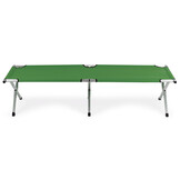 Veldbed - 190x70,5x40,5cm - opvouwbaar - groen