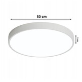 Plafondlamp - plafonniere - Ø 50cm - LED - wit