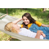 Hangmat - 2 persoons - 200x140cm - groot formaat - beige